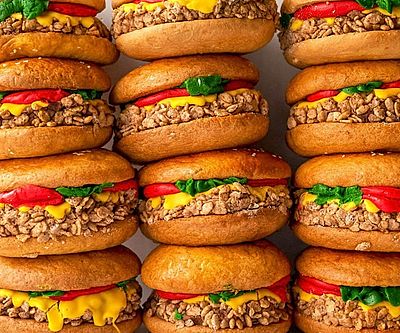 Cheeseburger Lingerie Set