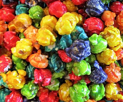 Rainbow Flavor Popcorn