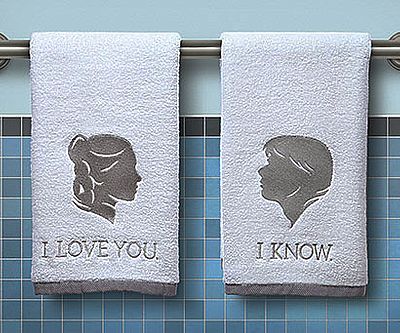 Romantic Space Dish Towels