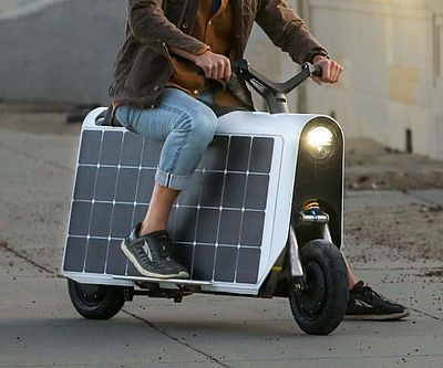 Lightfoot Solar-Powered Electric Scooter