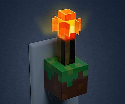 Minecraft Torch Usb Wall Charger